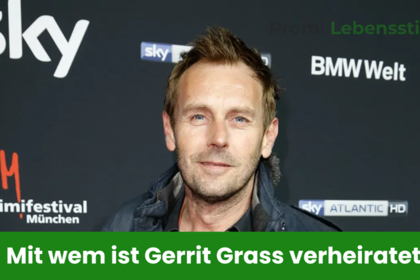 Mit wem ist Gerrit Grass verheiratet
