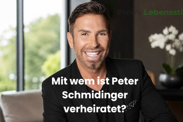 Mit wem ist Peter Schmidinger verheiratet