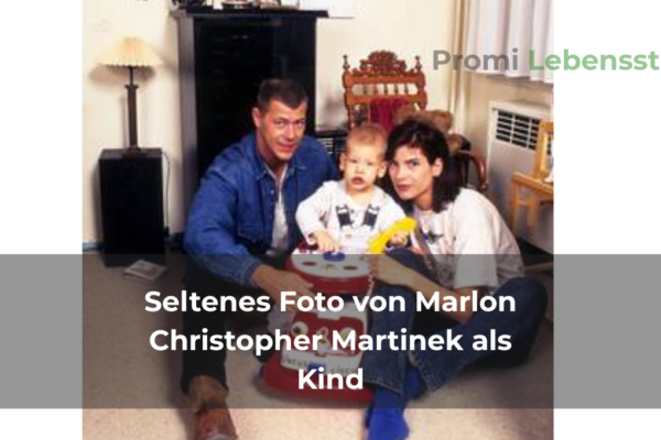 Seltenes Foto von Marlon Christopher Martinek als Kind